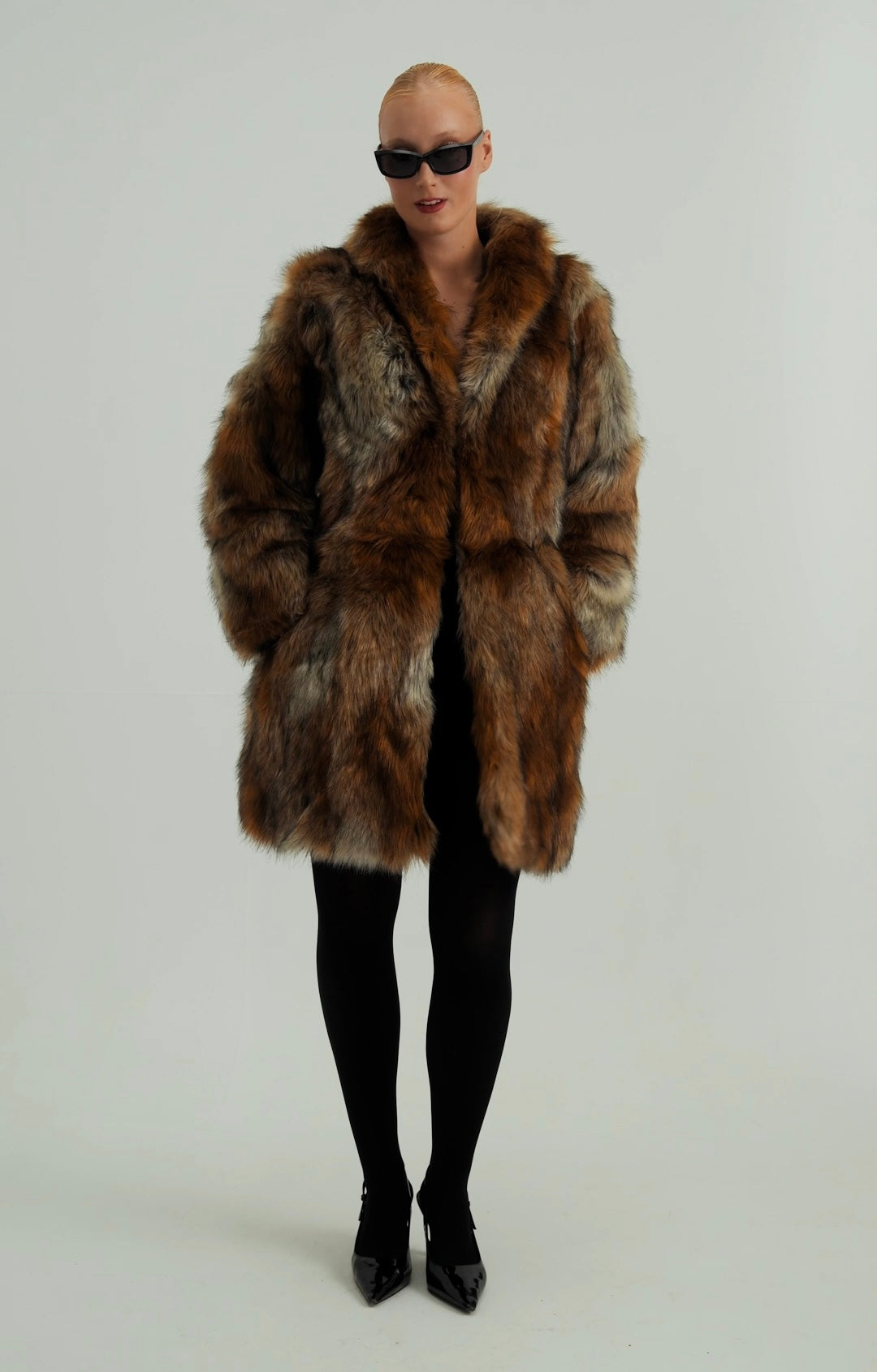 Luxury Faux Fox Fur Coat - Lasuza Faux Fur – LASUZA